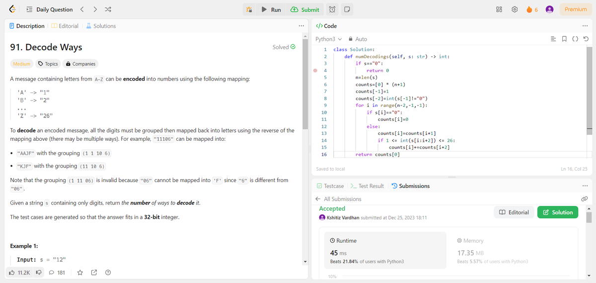 kshitiz_vardhan's tweet photo. #Day99 of #100daysofcode 

• Solved the daily problem on @LeetCode
- 91. Decode Ways
• Learnt EJS tags, output, execution, comments and unescaped output
• Passing data back and forth between the client and server in EJS. 

#techtwitter #learninpublic 
#100daysofcodeatChitkara https://t.co/lxGzF3IL5D
