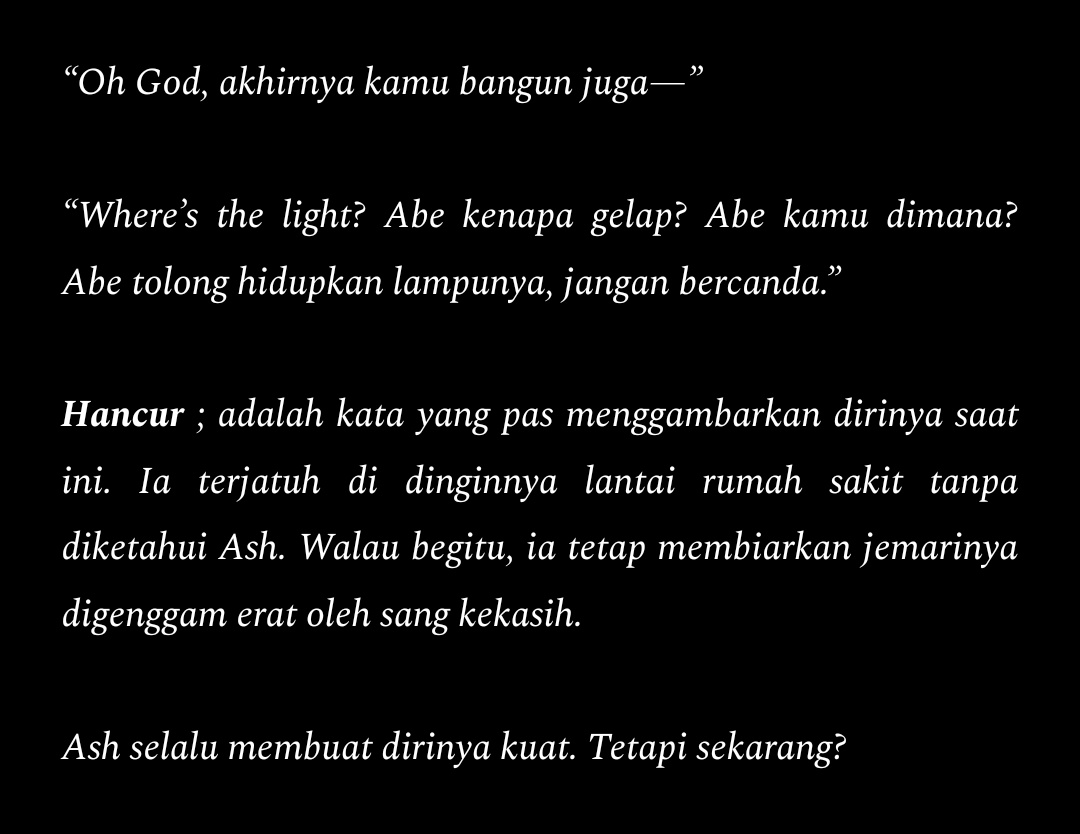 bornxdes's tweet photo. a #noren short au
written by © bornxdes

; just a story about abe-ash and their sorrow — final chapter https://t.co/iKcCmTaI9P