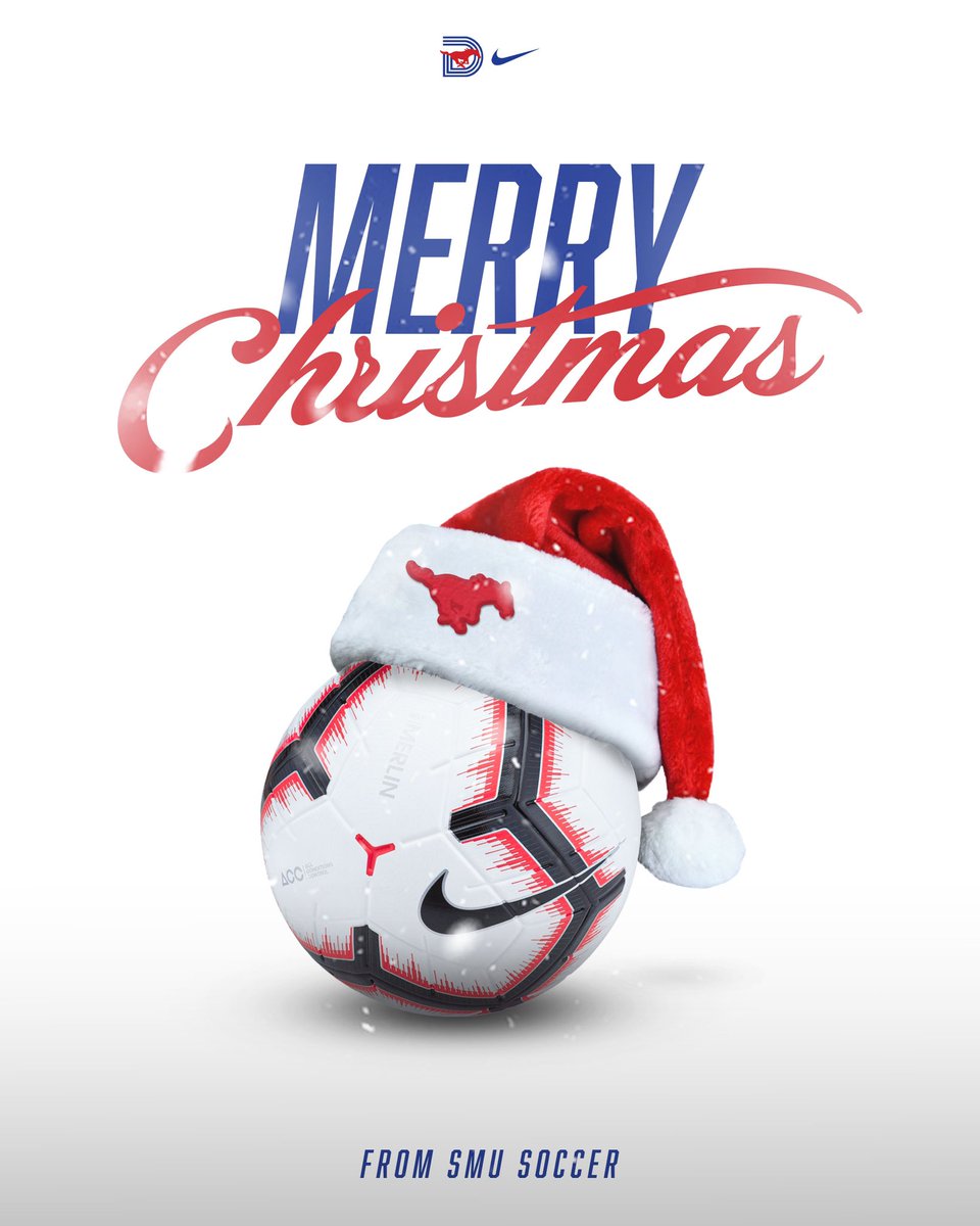 Wishing you a very Merry Christmas and Happy Holidays from our SMU Soccer family to yours! #PonyUpDallas