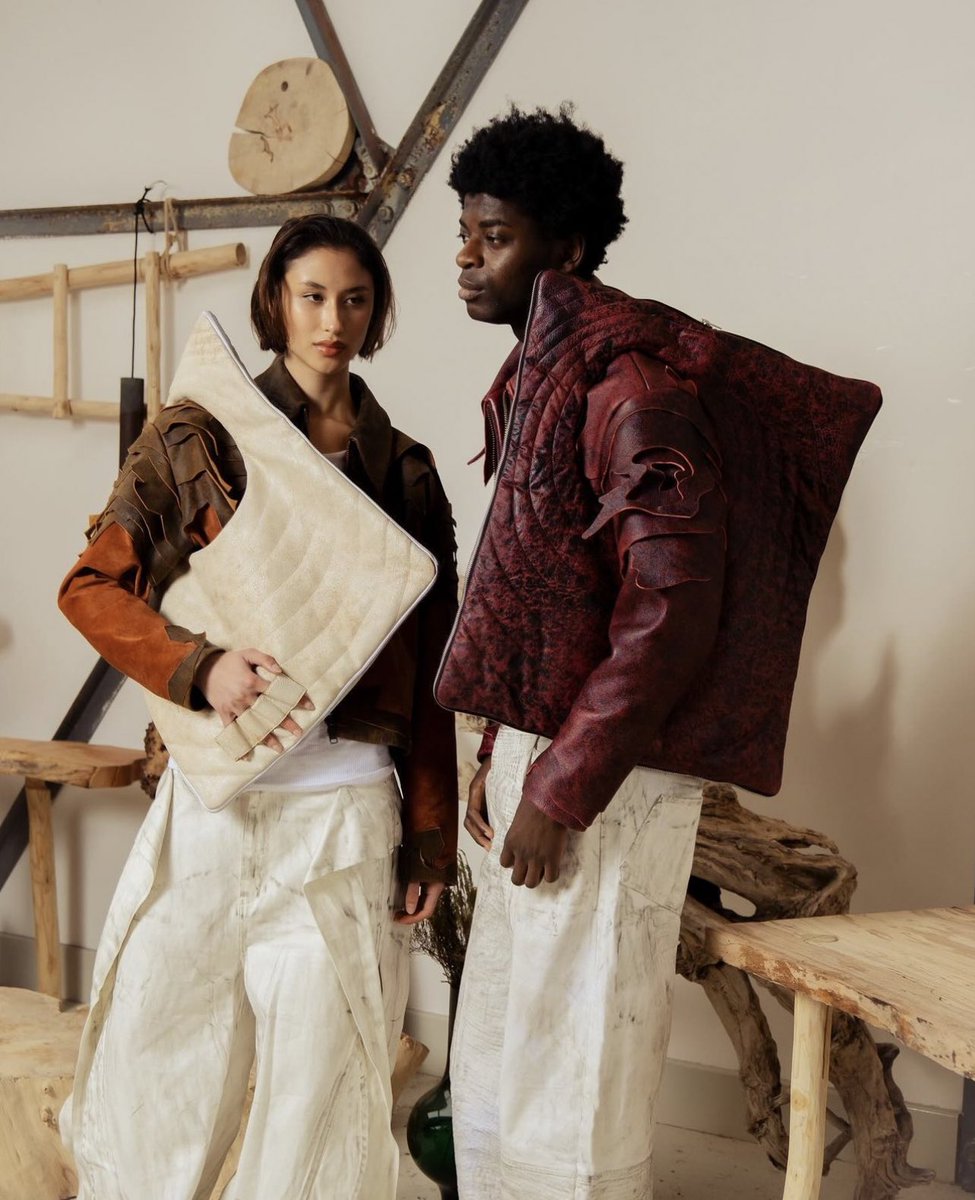 StreetFashion01's tweet photo. House Of Errors “Blud” Leather Jacket (2023) https://t.co/Yuoe87xVT7