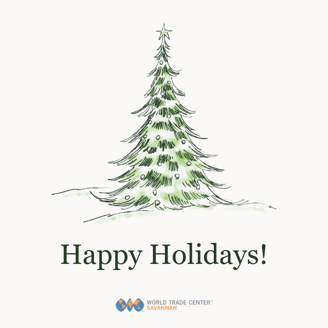 Happy Holidays from the World Trade Center Savannah team!