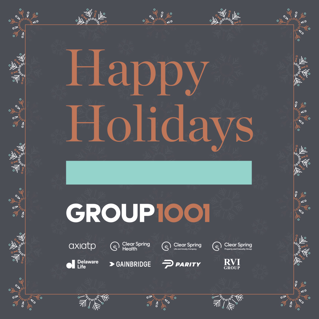 ❄️ Wishing you Happy Holidays from your friends at Group 1001! ❄️
