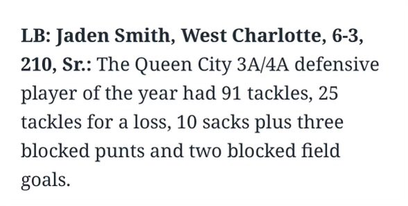 Blessed and grateful to be named the @theobserver DPOY. God is great. More work to be done.1