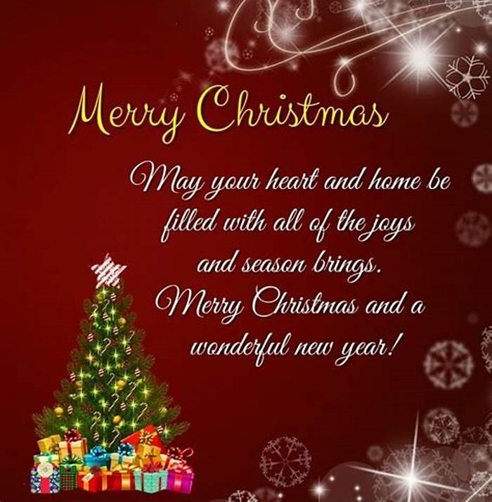 Merry Christmas and Happy Holidays!