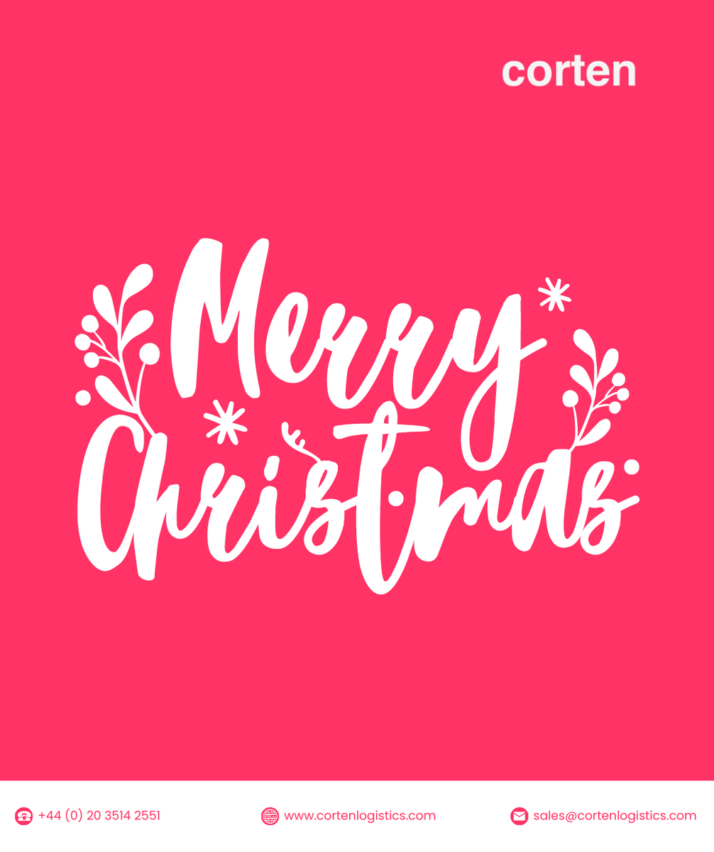 Merry Christmas from the Corten Logistics team 🎄