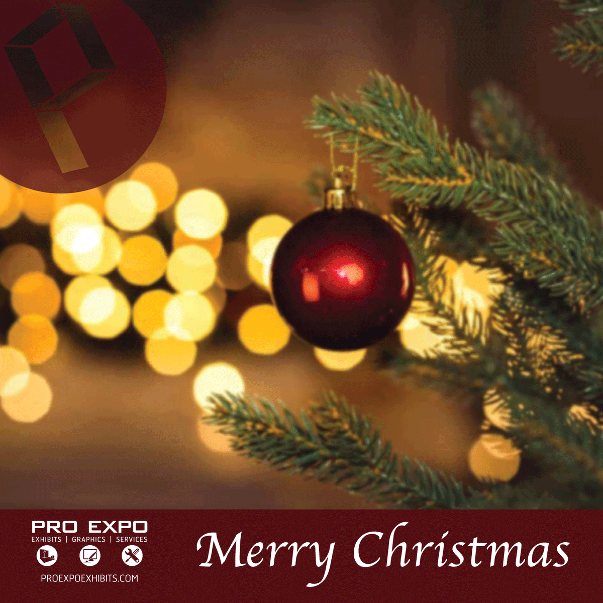 #MerryChristmas We hope your holiday is merry &amp; bright! PRO Expo will be closed for the holiday.