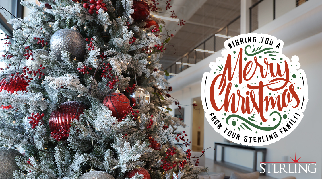 SterlingComp's tweet photo. Merry Christmas from your Sterling family! We wish you a holiday season filled with joy and cherished moments. 🎄✨
#MerryChristmas https://t.co/3dPaj0U7j9