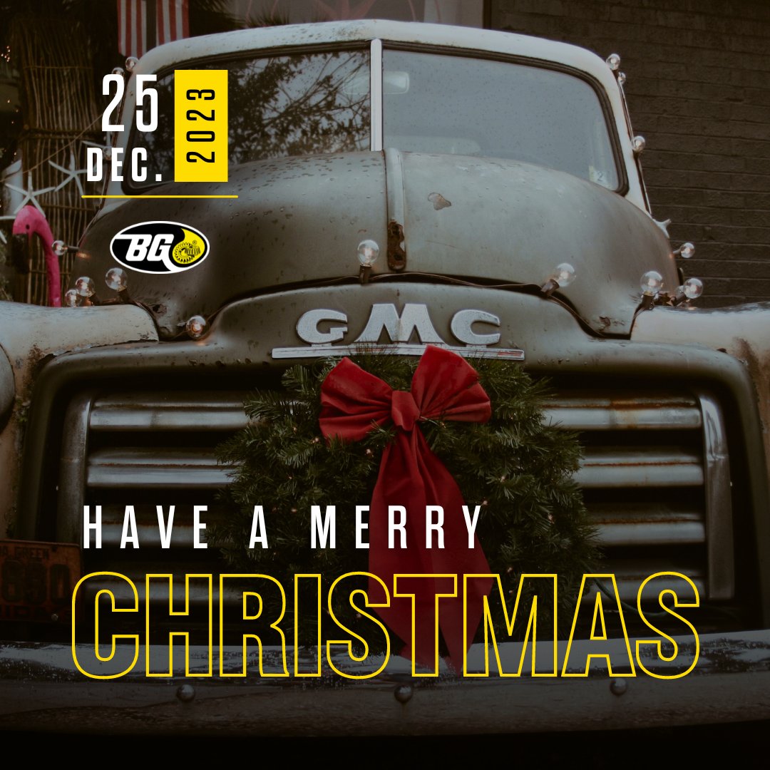 Merry Christmas from all of us at BG Products! ❄️