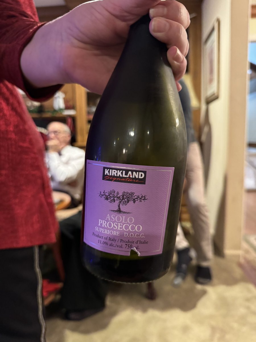 Dr_TacoMD's tweet photo. last night we let the kirkland signature prosecco talk https://t.co/z2seLNEwVC