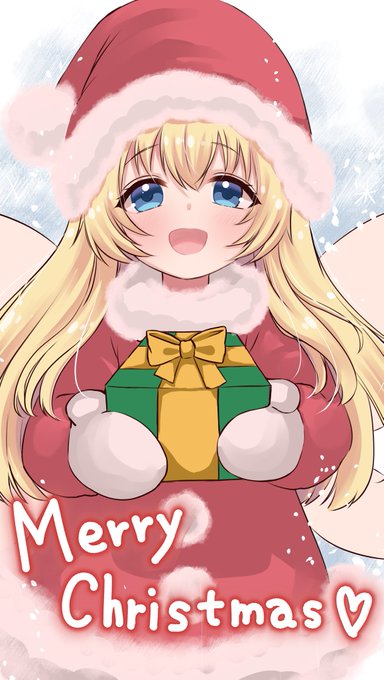 「fur trim merry christmas」 illustration images(Latest)