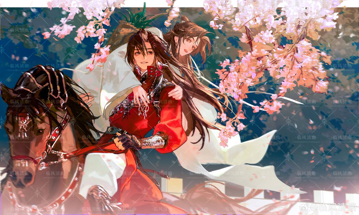 #TGCF #花怜 应该能发了，是新修的蝶梦片段