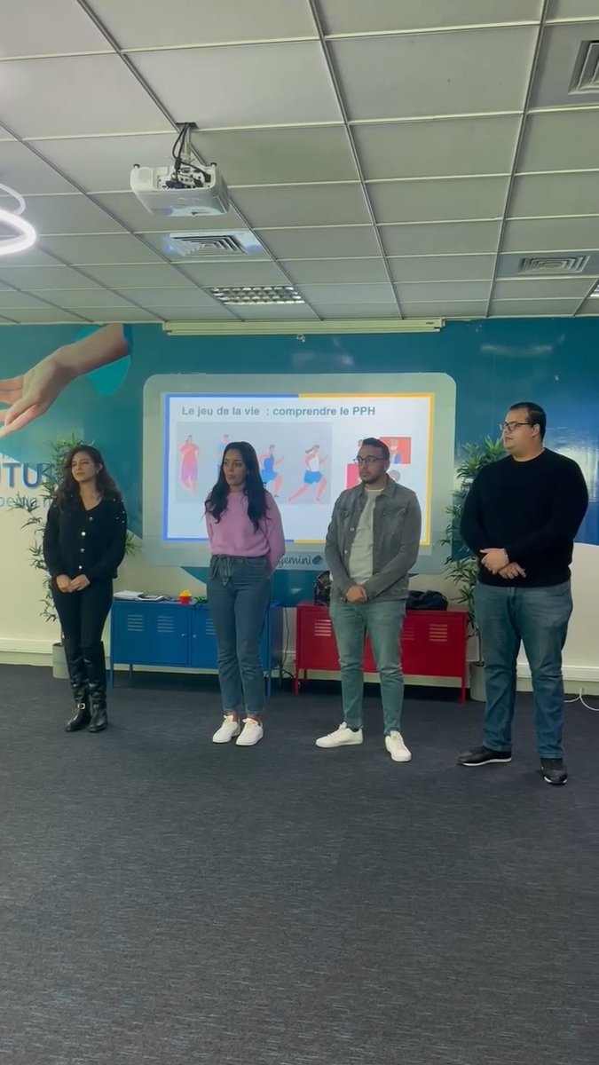 Capgemini_Maroc's tweet photo. Revivez en images notre atelier interactif avec Handicap International ! Une expérience qui a ouvert grand les portes de la sensibilisation pour nos collaboratrices et collaborateurs . Un immense merci à Hana OUKBICH, le cerveau brillant derrière chaque détail de notre atelier ! https://t.co/HIqboIB8OX