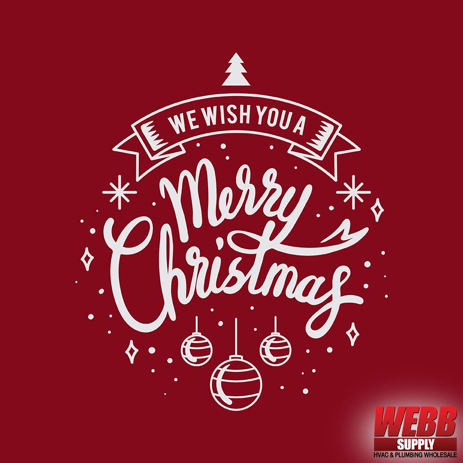 WebbSupply's tweet photo. Webb Supply wishes everyone a very Merry Christmas. https://t.co/LUXagJYxpU
