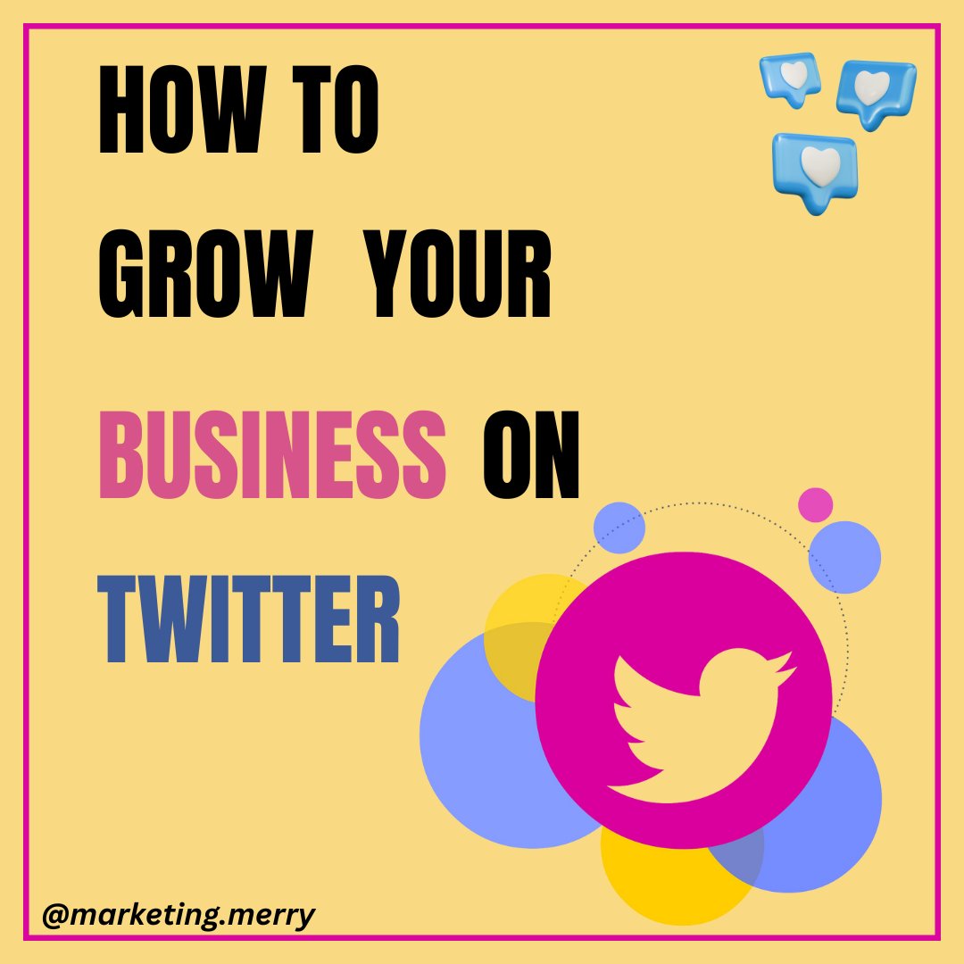 ✅Optimize Your Profile
✅Consistent Branding
✅Content Strategy
✅Engage with Your Audience
✅Use Hashtags Wisely
✅Mobile Optimization
#twittermarketing
#digitalmarketing

#socialmediatips
#EngageOnTwitter
#twittertips

#businessgrowth