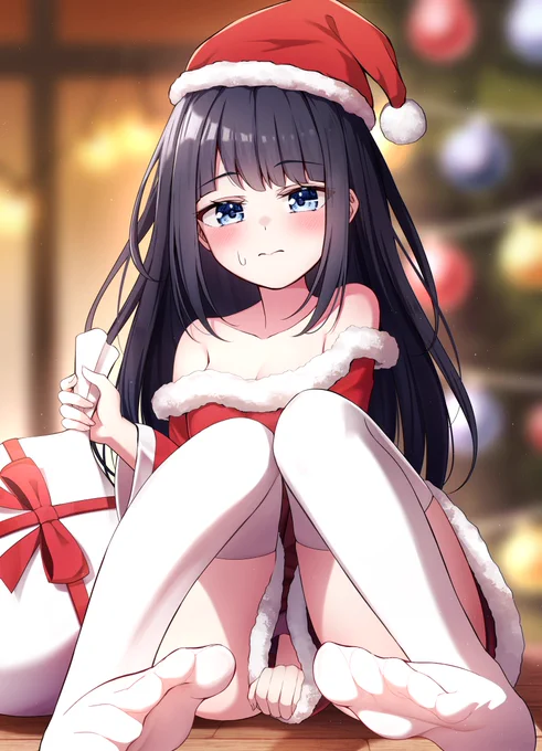 黒髪のサンタさん