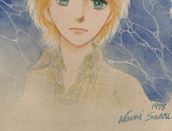 今日はクリスマスっぽい絵ということで恐縮ながら私の絵を。って、もうすぐクリスマス終わりですが もう1枚の絵は1978年に描いた小さな予告カットです。 (こっちは夏っぽいじゃないか!) #旧尾崎テオドラ邸  オークション #旧尾崎邸保存プロジェクト