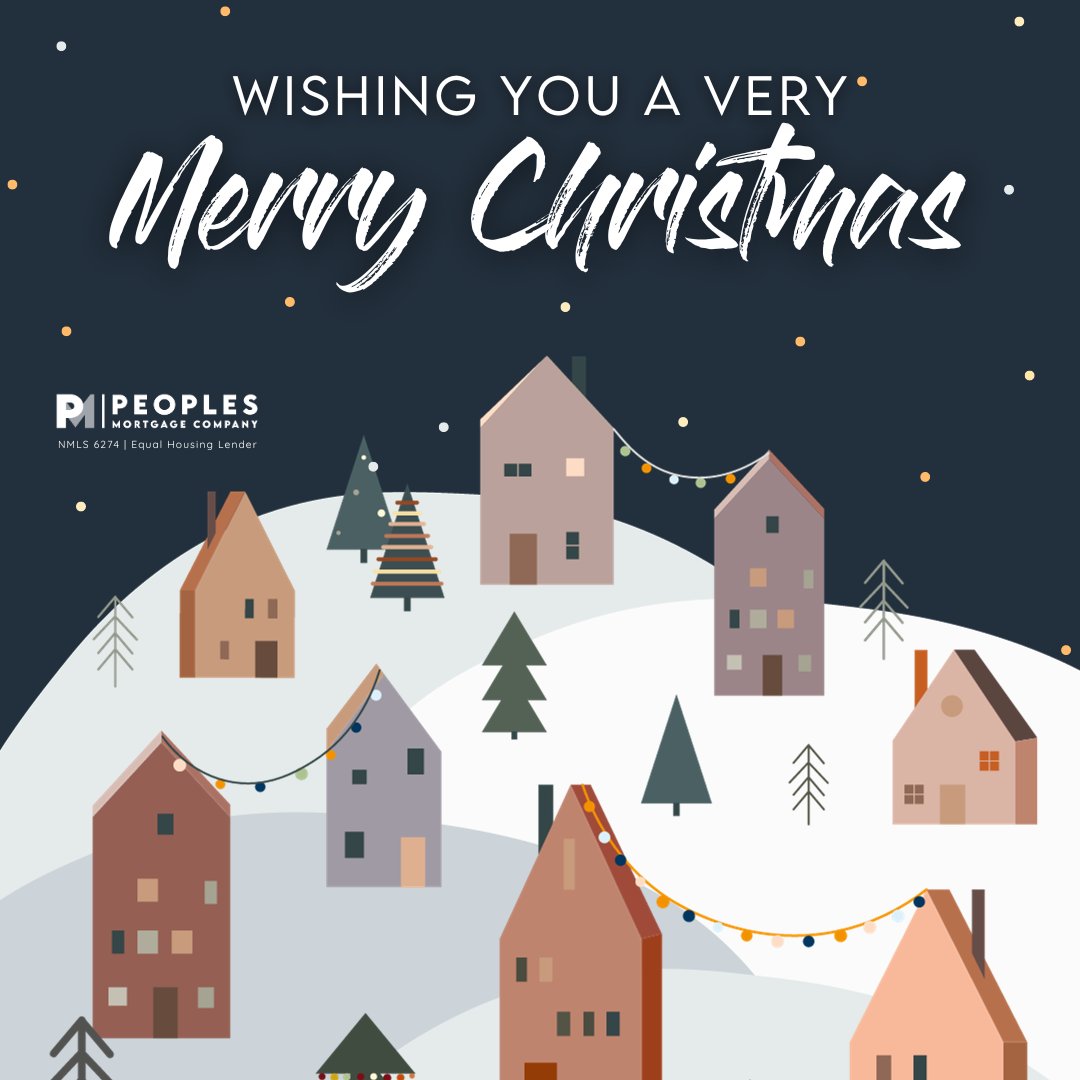 From our family to yours, Merry Christmas! May your hearts be light, your spirits bright, and your celebrations be surrounded by those you hold dear. #merrychristmas2023 #peoplesmortgage #AllAboutThePeople