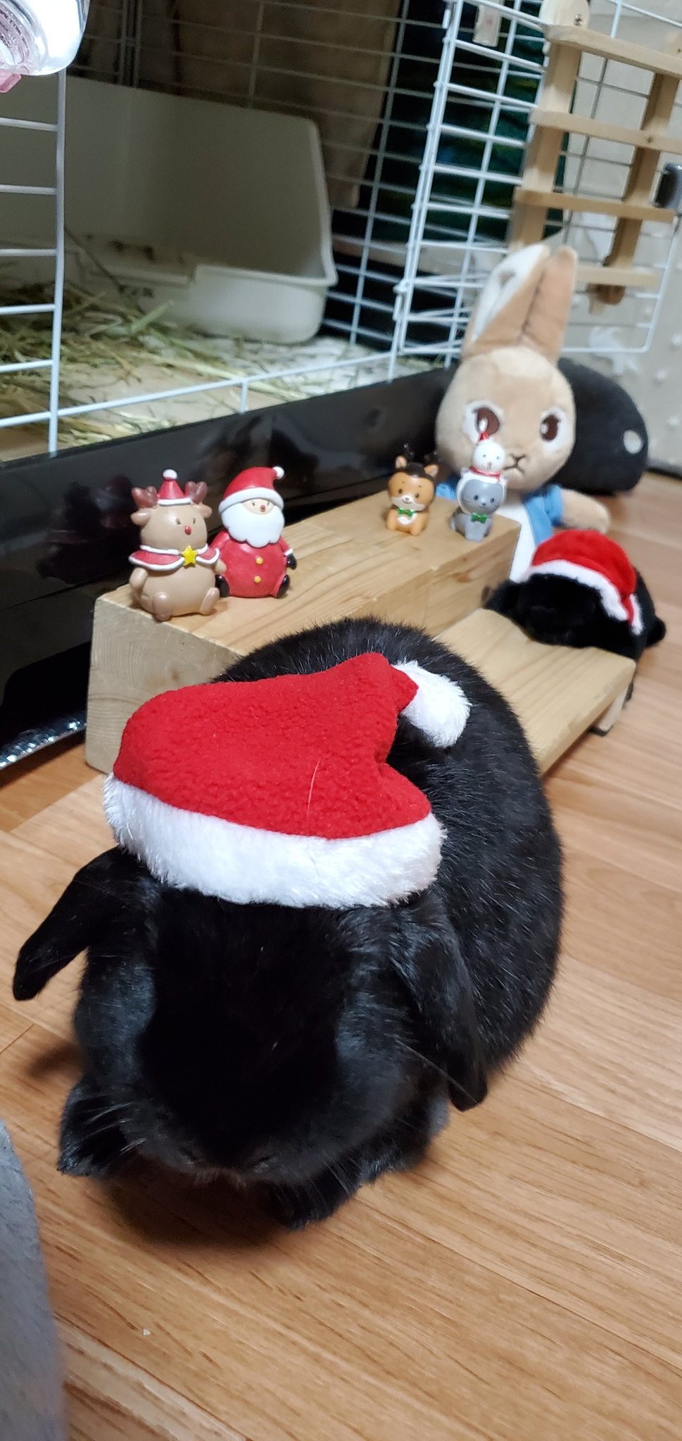 ハンドメイド❣️サンタうさぎちゃんクリスマスアレンジ❣️ 折り紙クリスマス】うさぎサンタの作り方 折り紙サンタ origami