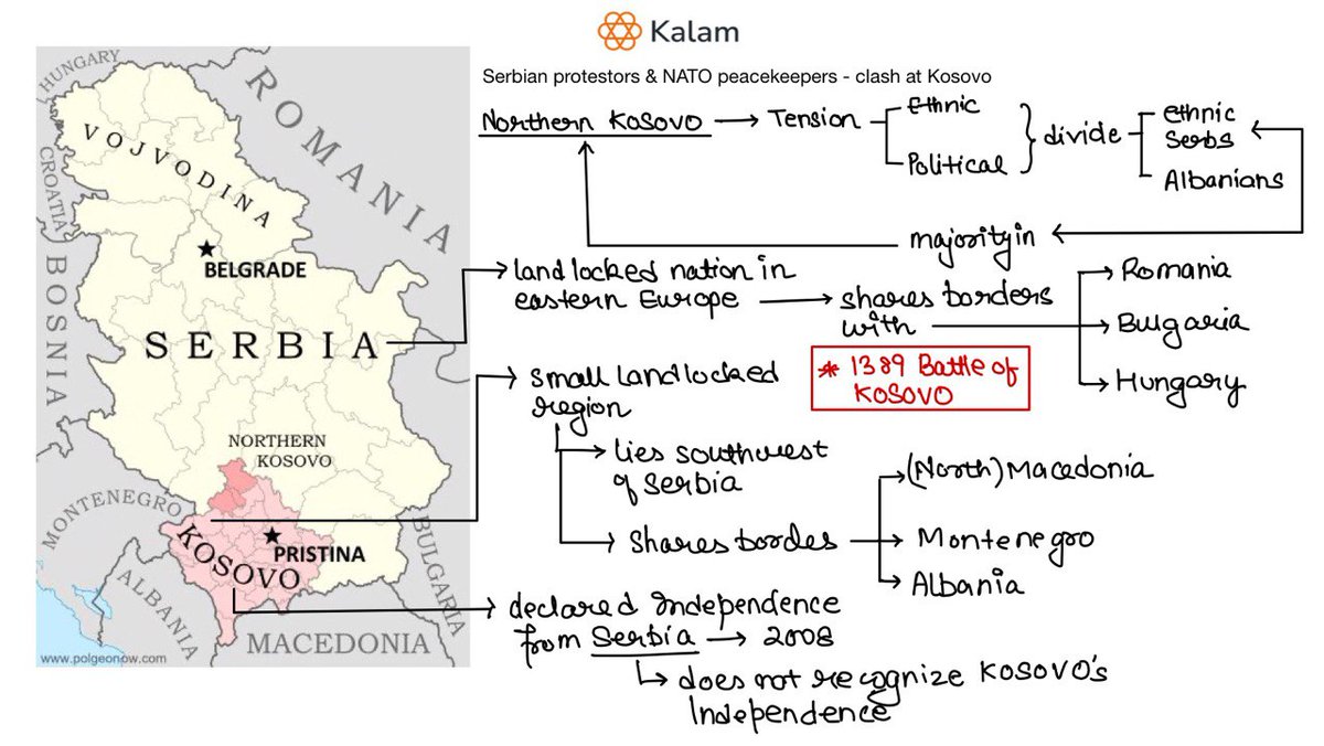 I promised yesterday to share the resourceful PDF of 10 Most Important Locations along with Maps! 

Compiled one of the locations in NEWS here for #UPSC   👇 

RT this post and read the last post to get the PDF I mentioned above! 🧵

Day 5 of Mapping Initiative by me: 

The