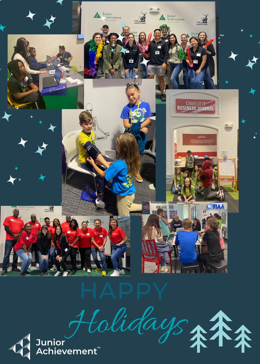 🌟 Thank you for fueling dreams and empowering futures with Junior Achievement! 🚀 Your support lights the way. Happy holidays! 🎁✨ #JACommunity #SeasonsGreetings