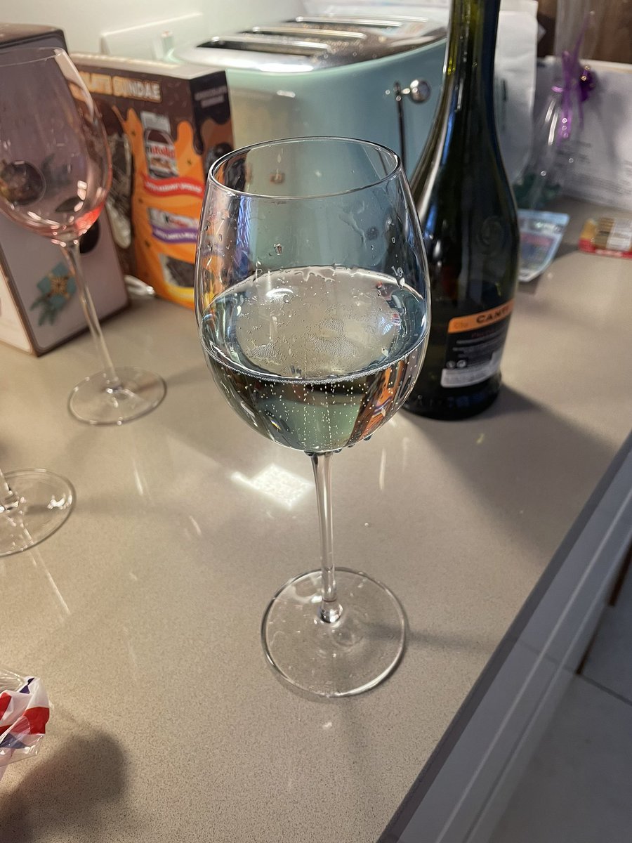 1878blue_bird's tweet photo. Happy Christmas toffees (blue glass courtesy of Santa.. and dunelm) 🥂💙 https://t.co/44wxofS44E