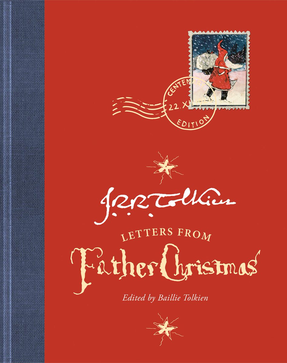 On 25 December 1943: Father Christmas writes his last letter to Priscilla #Tolkien. He says as they've grown up he will no longer write to them, but says he will never forget them. Merry Christmas! Image: © Tolkien Estate from Letters from Father Christmas #MerryChristmas