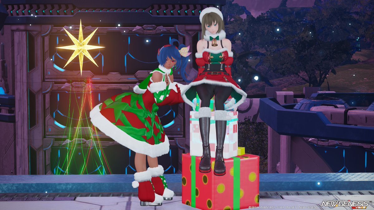 Grass_Leo_Cat's tweet photo. 今年は色々疲れてましたので…
これしか、クリスマスのアイナとマノン撮ってないよw
疲れてるときでも、これは撮っておこうというシチュエーションは、考えておこう。
そうすれば、疲れてるときでも何枚かは撮影できるはず
#PSO2
#NGS
#PSO2NGS
#PSO2NGS_SS
#NGS_NPC
#Aina
#Manon https://t.co/YUh99o8m5S