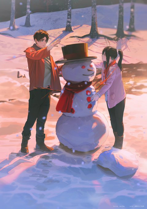 「snowman」 illustration images(Latest｜RT&Fav:50)｜3pages