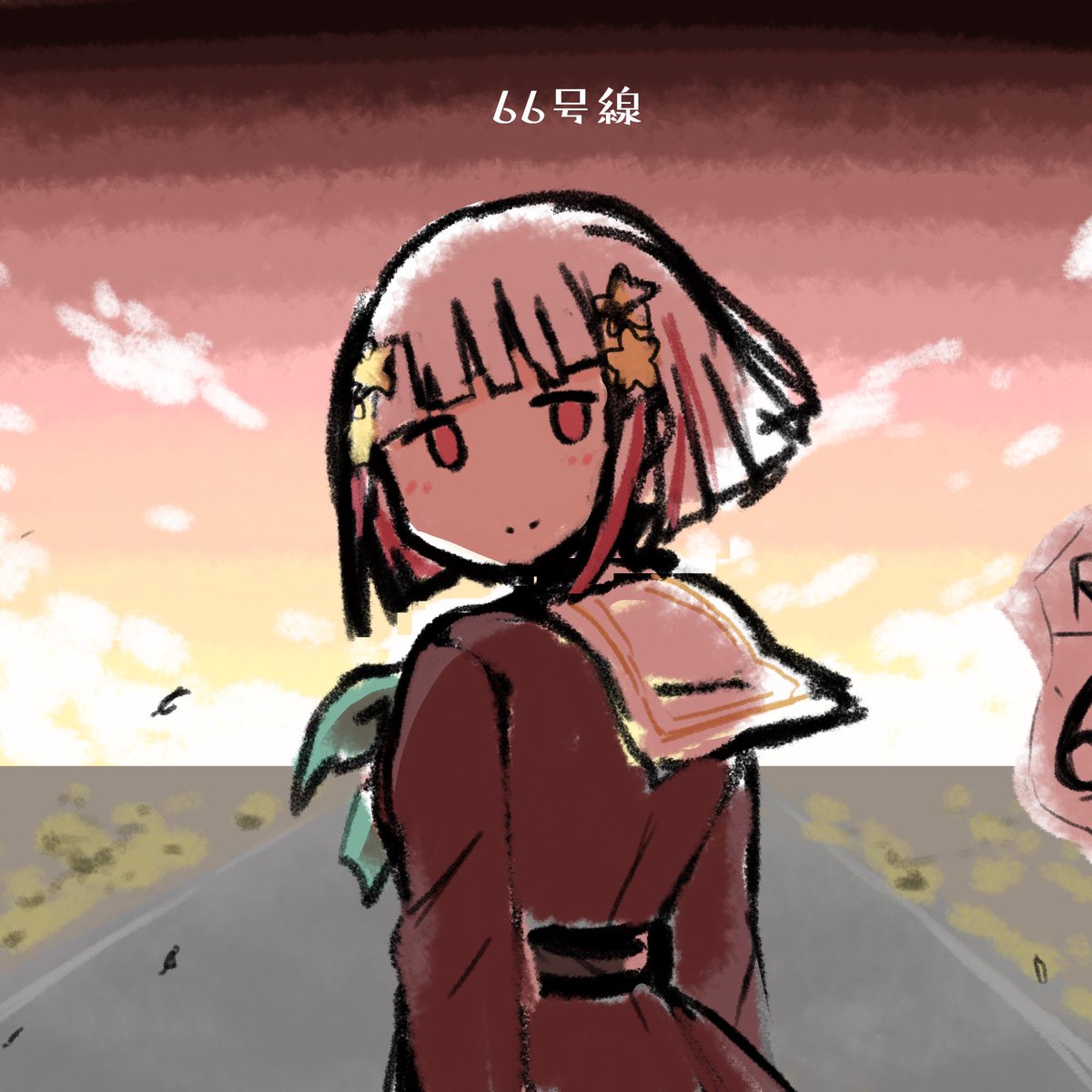 リクエストで描いたテーマソングラブライブのラフイメージ。ありがとうございました〜(:3[▓▓] #テーマソングラブライブ 