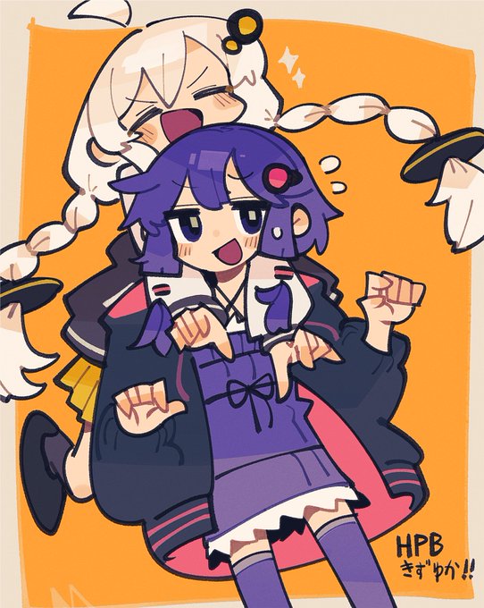 「kizuna akari purple hair」Fan Art(Latest)