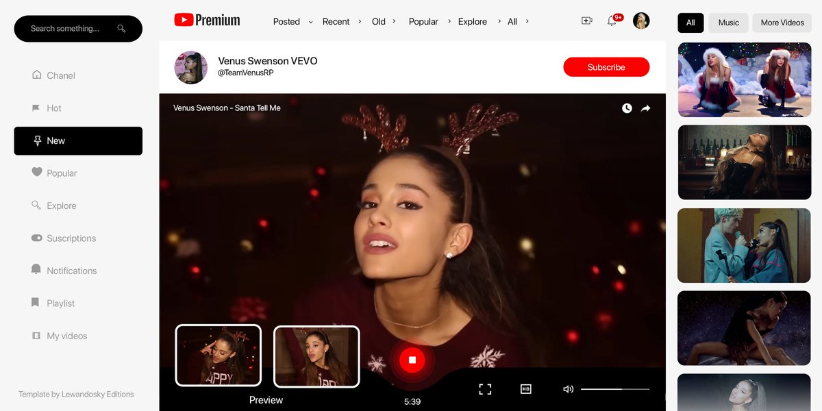 YTubeRP's tweet photo. 𝗬𝗼𝘂𝗧𝘂𝗯𝗲 ▸ New Music ▸ 𝗩𝗲𝗻𝘂𝘀 𝗦𝘄𝗲𝗻𝘀𝗼𝗻 (@overthinkingirI) — Santa Tell Me (Official Video) ▸ Watch Now! #YouTubeMusicRP © 2023 https://t.co/yFSK76jcBo