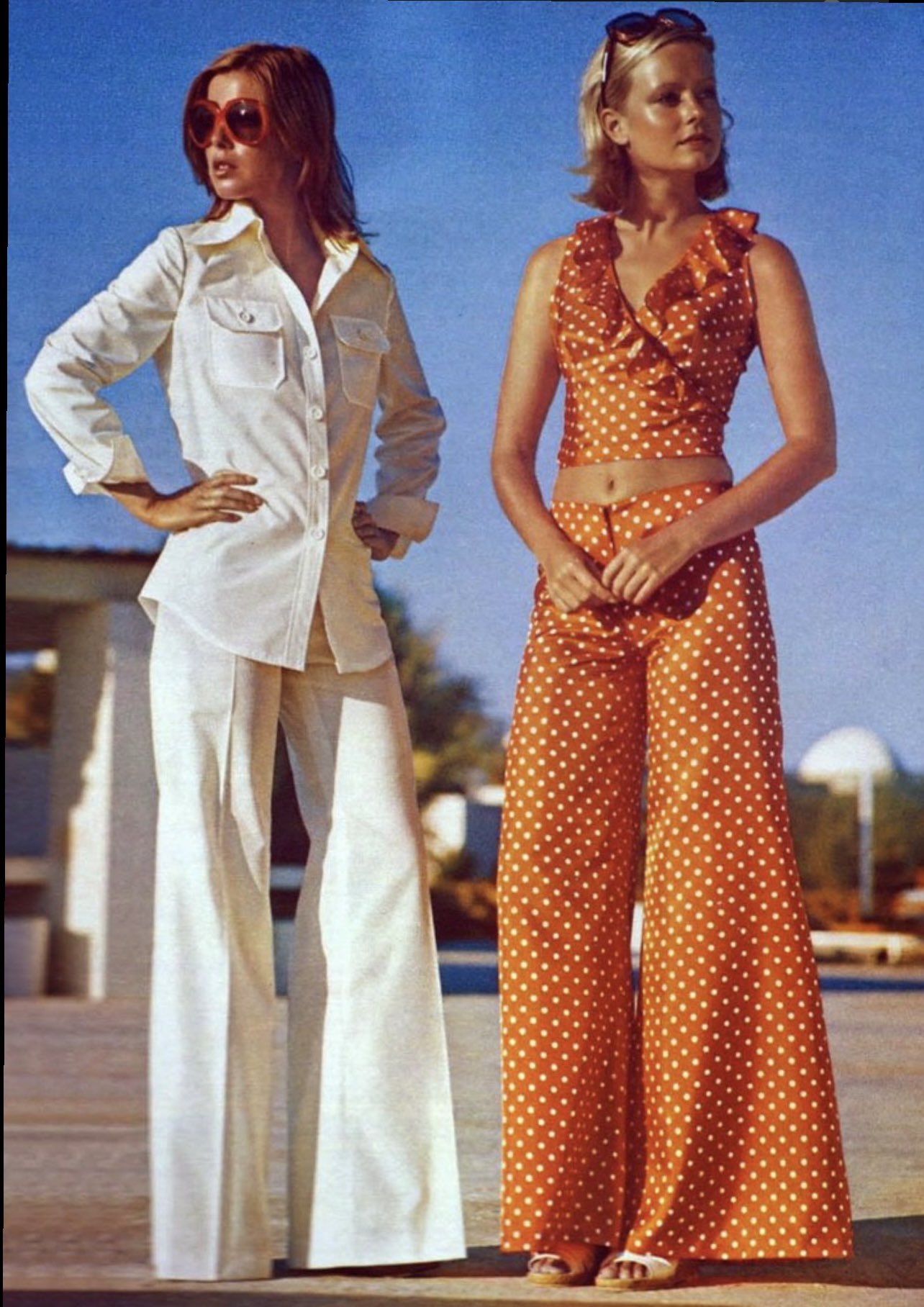 70s Fashion on X: Pantsuit positivity 😊  / X