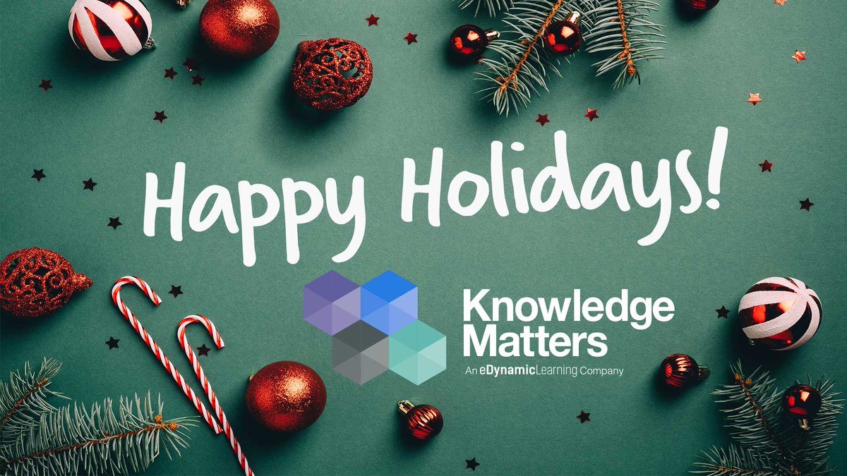 Happy holidays from the Knowledge Matters team!