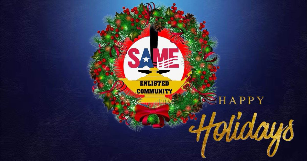 SAME__Org's tweet image. Happy Holidays from all of us at SAME!(Society of American Military Engineers)

🎄🎅🌲🎁