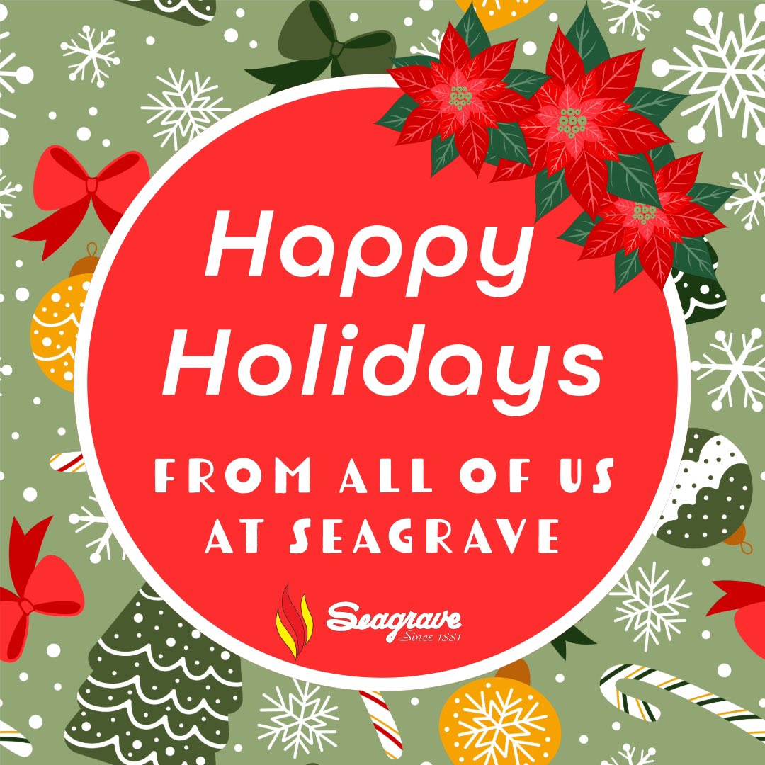 Happy Holiday from all us at Seagrave Fire Apparatus!