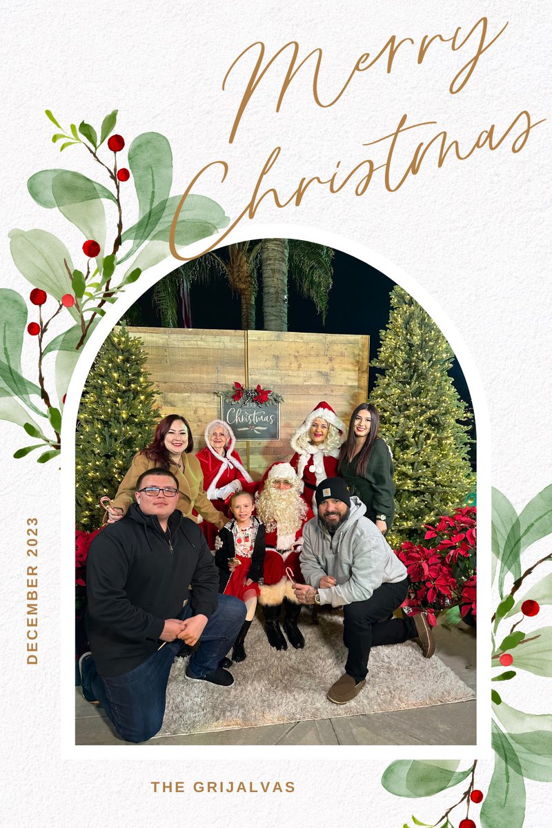 Merry Christmas from our family to yours! 🎄✨