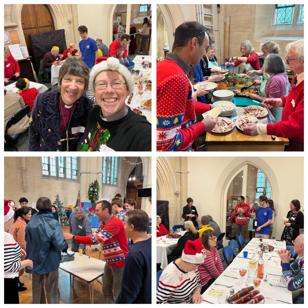 Lovely to have you with us and to bless us, delightful to share Christmas dinner across nationalities and cultures with old friends and new <a href="/GlosDioc/">The Diocese of Gloucester</a>