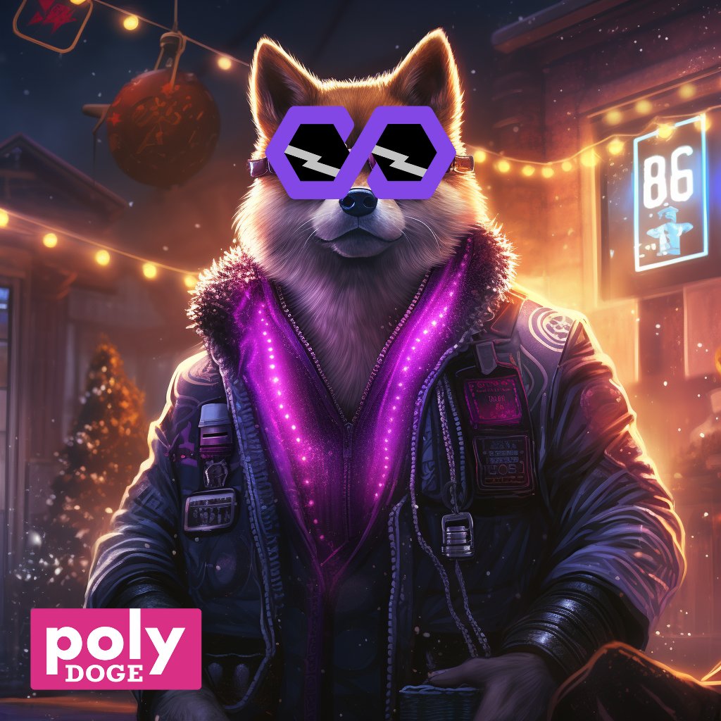 Merry Christmas PolyDoge 🐶🚀 Fam! 🎄🎁🎅