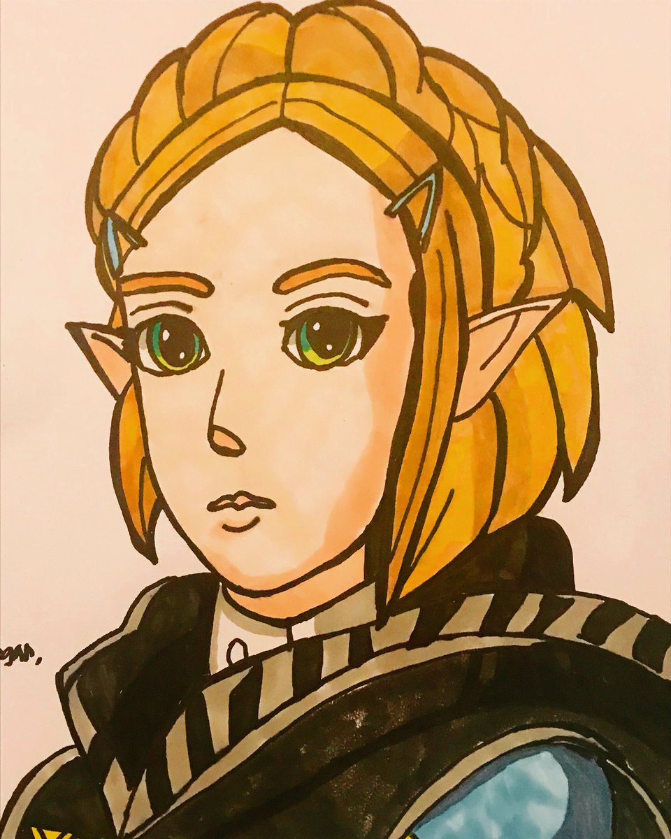 I drew Princess Zelda in her research outfit for Christmas.#LegendOfZelda #TearsOfTheKingdom