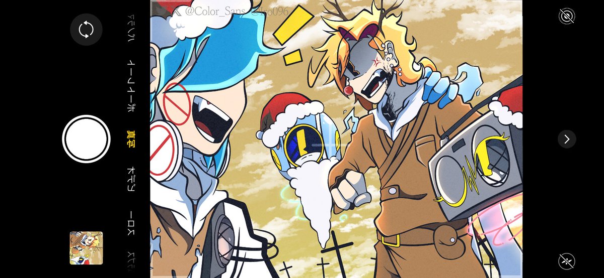 Color_Sans's tweet photo. メリークリスマス！
Merry Christmas!

[FridayNigthFunkin Alterate
Universe]

“撮影記念日”
“anniversary of the shooting”

*This character is a side story's
#クリスマス #Christmas2023 #MerryChristmas #FNF #fridaynightfunkin #二次創作 #fridaynightfunkinfanart #fridaynightfunkinmod https://t.co/Z6stF5Ji5v