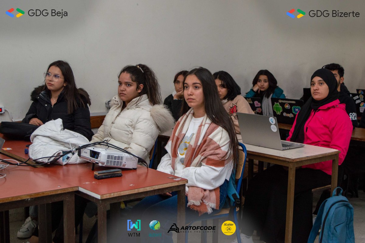 GDGBeja's tweet photo. π Unveiling the magic of the workshop by Ahmed Neffati 9antra at DevFest Beja Bizerte! An immersive experience of learning and growth. π οΈπΈ #DevFest #AhmedNeffati #WorkshopWonders" #gdgbeja #gdgbizerte #artofcode #DevFestBejaBizerte https://t.co/8MyfOFA4uZ