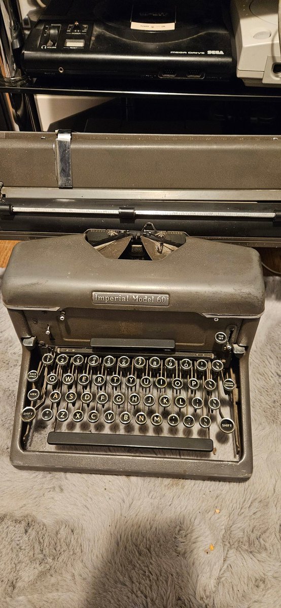 _HeroForHire_'s tweet photo. Getting typewriters because you love Resident Evil isn't obsession right? Right?! https://t.co/I3siNajTOR