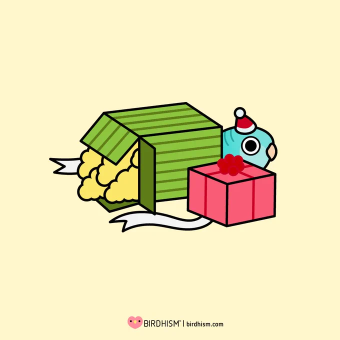 Chubby Bird Art of Christmas Past 6