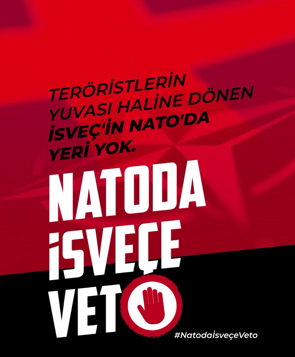 MahmutAsmali's tweet photo. Kutsal kitabımız olan Kuran-ı Kerimi yakanları koruyan ve Türkiye düşmanı terör örgütlerinin yuvası haline gelmiş İsveç'in NATO'da yeri yok❗️
#natodaisveçeveto https://t.co/UcIaEdmtjh