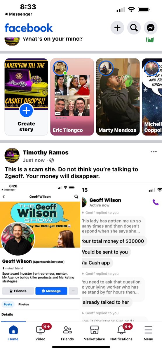 timramosschool's tweet photo. @PristineAuction  Scammer. Took a lot of my money and never gave back. Geoff Wilson you’re a fraud. Want my proof just ask for our conversation. https://t.co/UFtKJWVPPm