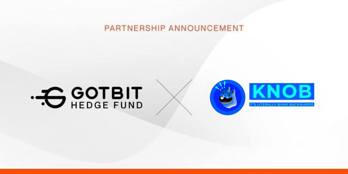 gotbit_io's tweet photo. Gotbit Hedge Fund is proud to announce a partnership agreement with $KNOB

Gotbit Hedge Fund will be an official Market Maker of $Knob, as well as providing partnerships and marketing advising and CEX expansion. 

Let’s all give @gotbit_io the @uni_knob community welcome! https://t.co/XcLGiA5ota