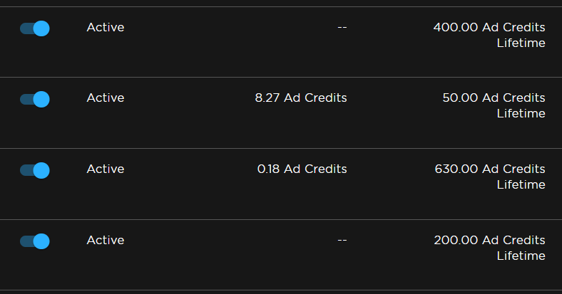 FilteredScript's tweet image. Any devs experiencing issues with ad campaigns?
Ran over 6 different ones today, with most having the same issue. Using CPPs as high as 0.12, yet no impressions. Started ~$1300USD in ads today, with a total of $8.45 actually being spent :/
Horrible timing considering I've just…