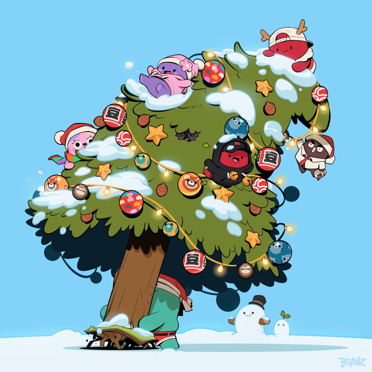 Merry Christmas from your favorite BEANZ 🎄