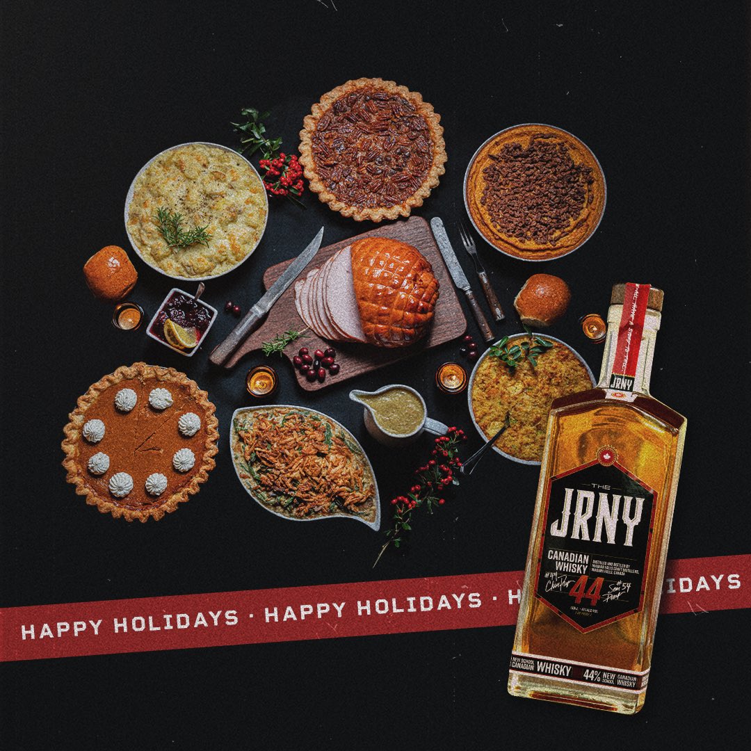 TheJRNYWhisky's tweet photo. Go ahead — help yourself to seconds. Here’s to making the perfect addition to your holiday celly. #EnjoyTheJRNY #HappyHolidays https://t.co/vuK5jpnq9o