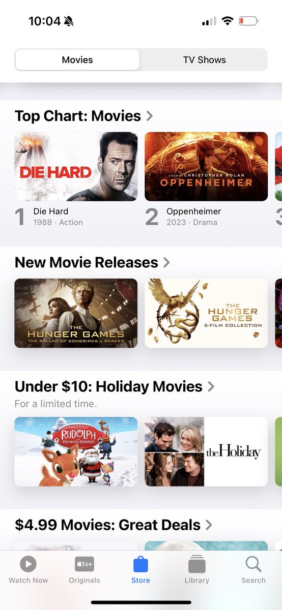 #1 movie on Itunes on Christmas Day. #DebateOver #notachristmasmovie